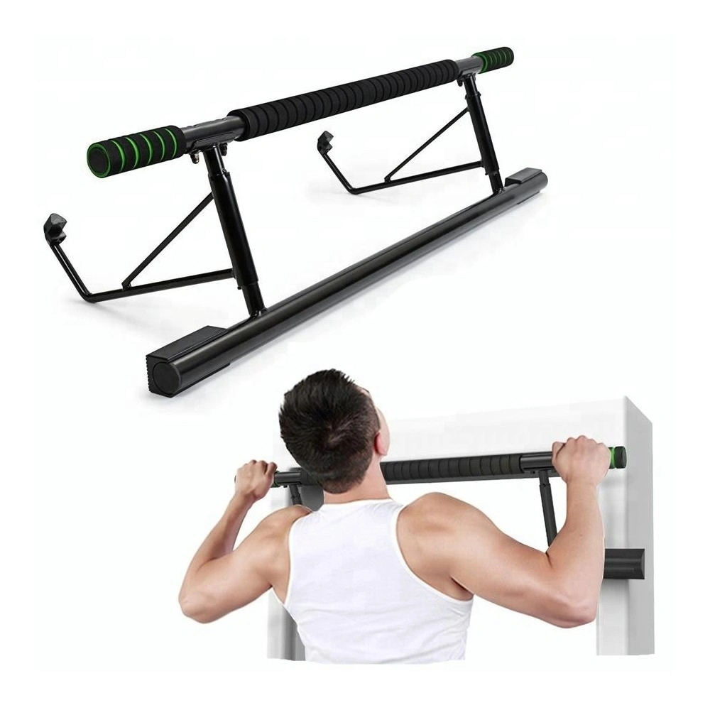 Doorway Pull up Bar with Security Hook Multi-Grip Chin up Bar Strength Equipment Wbb16225